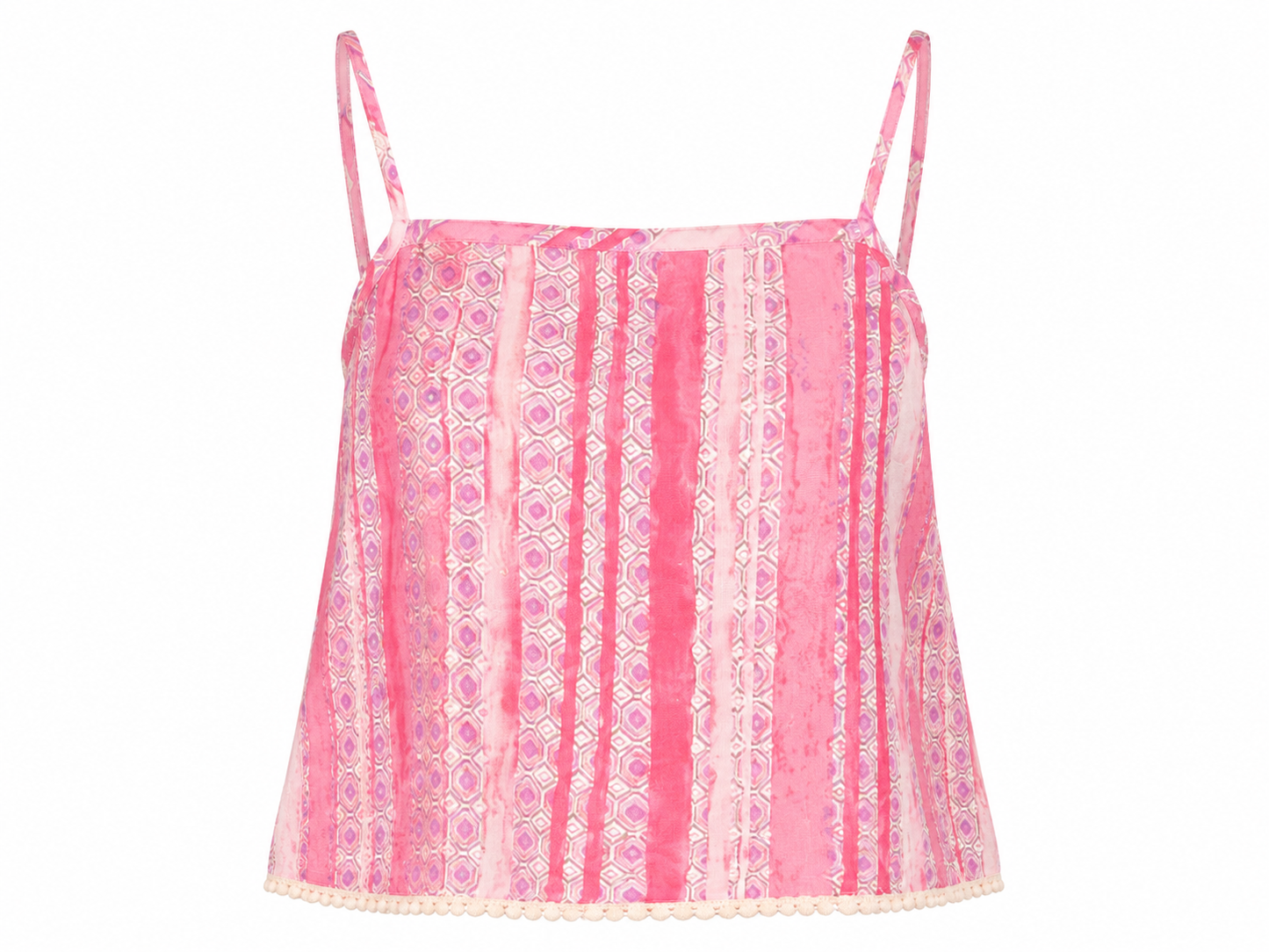 Pink & Purple Multi Tone Boho Top