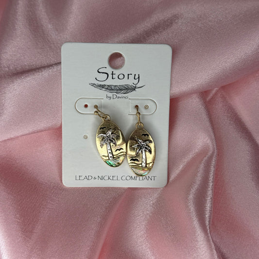 Palm Tree Earrings
