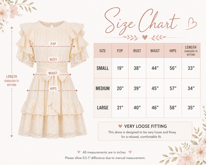 Women’s Ivory Girl Next Door Ruffle Flutter Sleeve Tie Waist Mini Dress