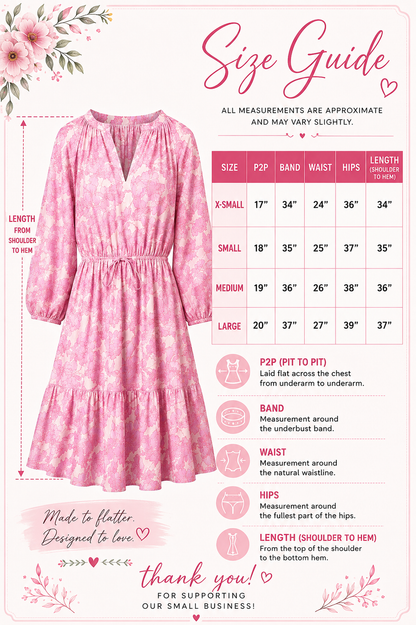 Women’s Purple/Pink/White Floral V-Neck Ruffle Mini Dress 3/4 Balloon Sleeve