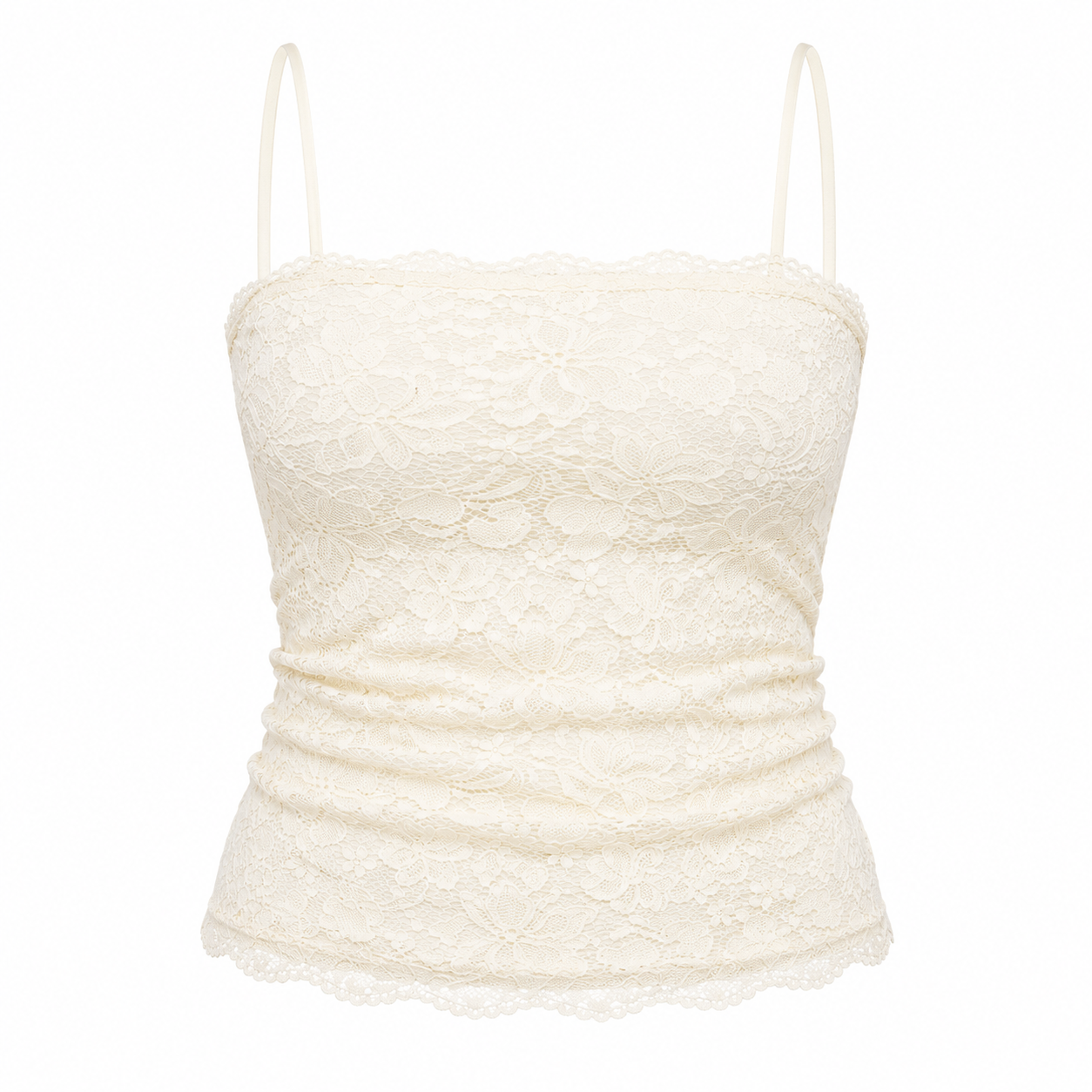 Plus Size Ivory Wishes Lace Top